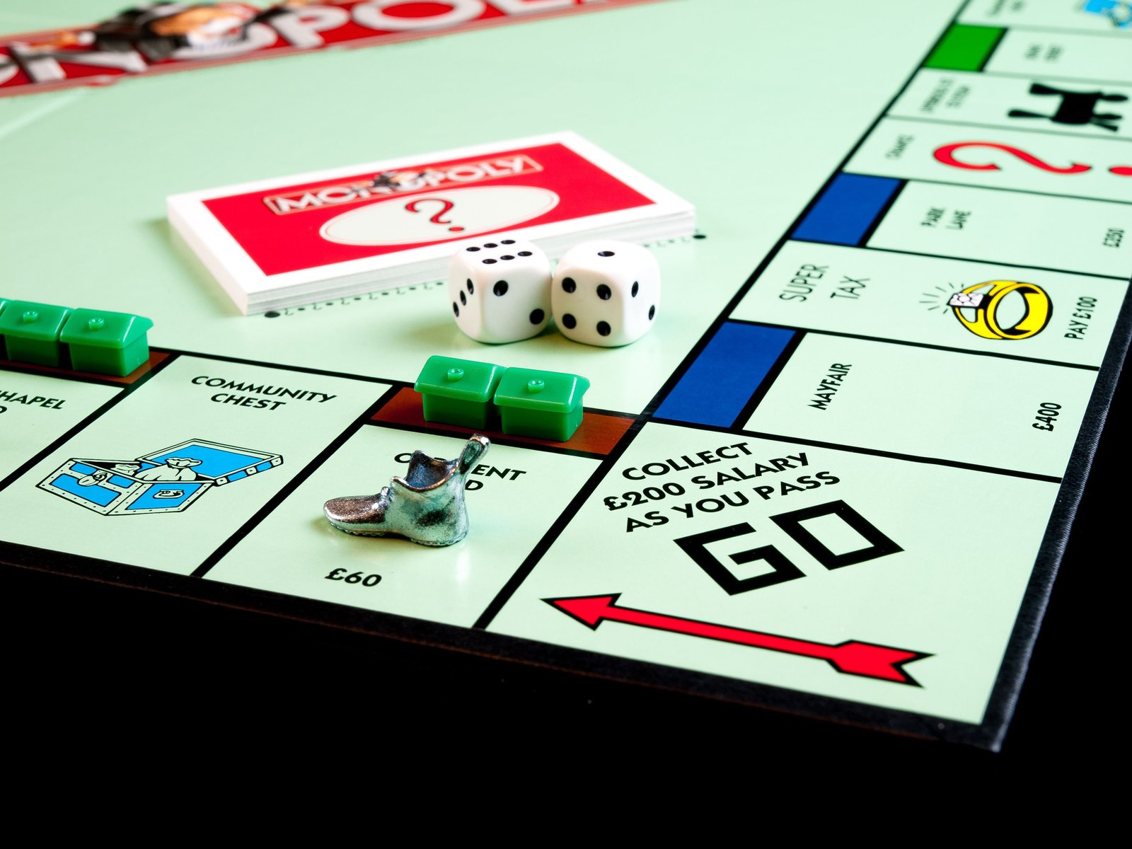 Jeu de société en gros plan