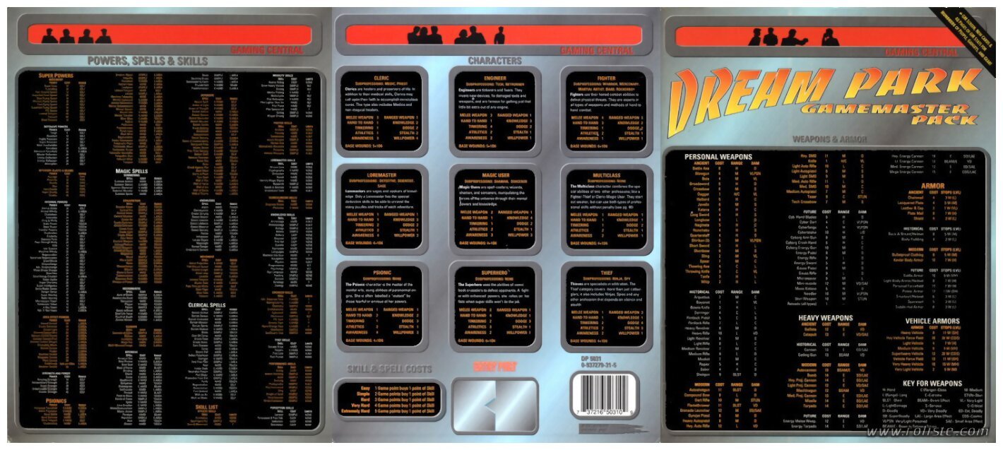 Dream Park - Gamemaster Pack - Première Edition