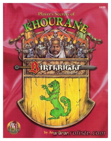 AD&D - Birthright - Player's Secrets of Khourane