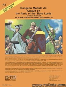 AD&D - Greyhawk - A3 - Assault on the Aerie of the Slave Lords
