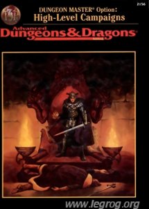 Advanced Dungeons and Dragons - Dungeon Master Option : High-Level Campaigns