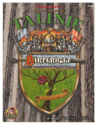 AD&D - Birthright - Player's Secrets of Talinie