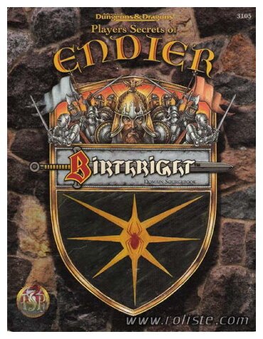 AD&D - Birthright - Player's Secrets of Endier