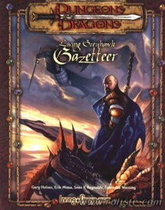 D&D3 - Dungeons and Dragons Troisième Edition - Living Greyhawk Gazetteer