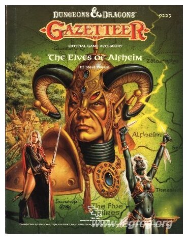 D&D - Gazetteer - The Elves of Alfheim