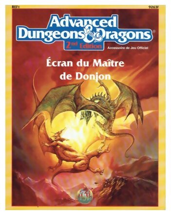 AD&D2 - Écran du Maître du Donjon