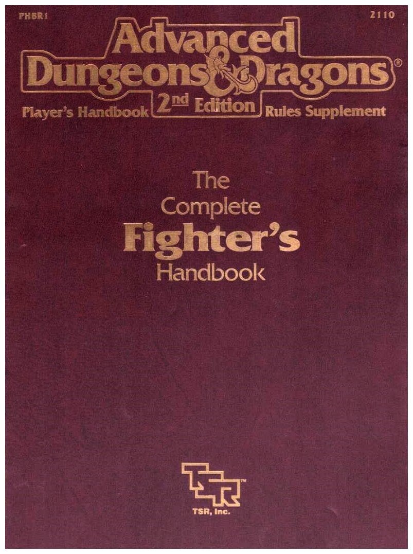 AD&D2 - The Complete Fighter's Handbook