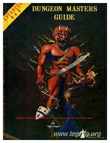 AD&D - Advanced Dungeons & Dragons - Dungeon Masters Guide