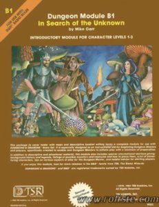 Donjons et Dragons - B1 - In Search of the Unknown