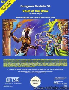 AD&D - Greyhawk - D3 - Vault of the Drow