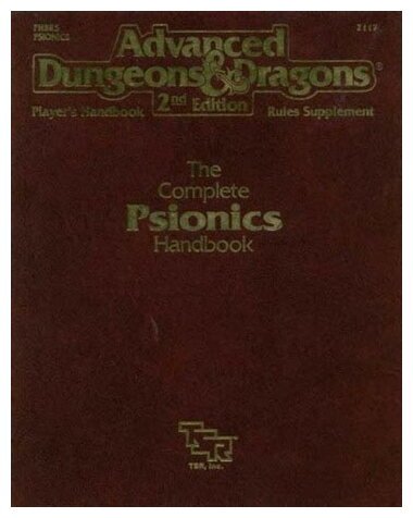 AD&D2 - The Complete Psionics Handbook
