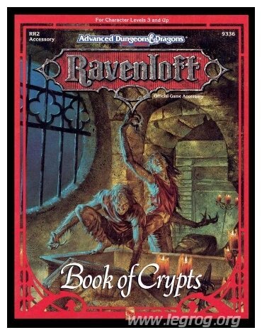 AD&D : Ravenloft - RR2 Book of Crypts