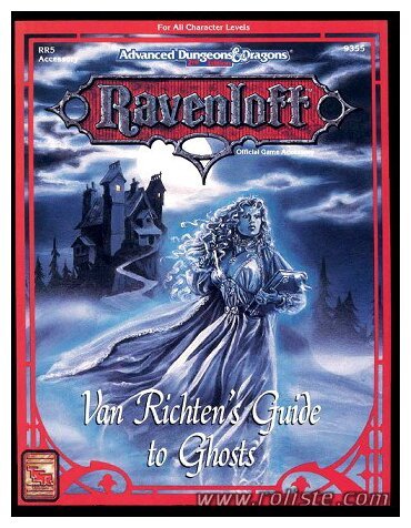 AD&D - Ravenloft - Van Richten's Guide to Ghosts - RR5