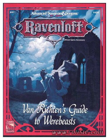 AD&D - Ravenloft - Van Richten's Guide to Werebeasts - RR7