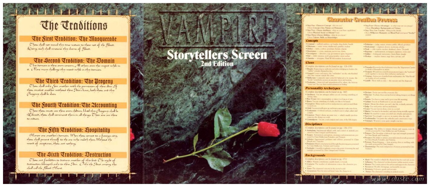 Vampire - Storytellers Screen - Première Edition