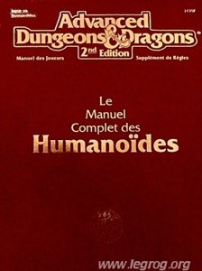 AD&D2 - MJSR10 - Le Manuel Complet des Humanoïdes
