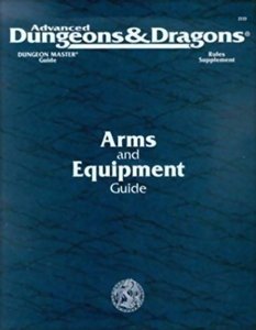 AD&D2 - Catalogue des Armes et Equipements