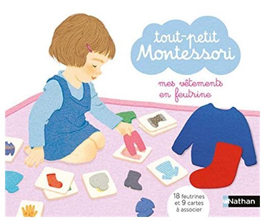 tout-petit Montessori - mes vêtements en feutrine