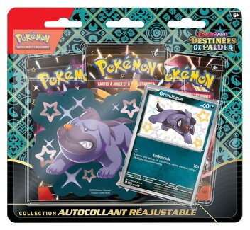 Pokémon JCC - Collection - Toutombe - Destinées de Paldéa - Autocollant Réajustable