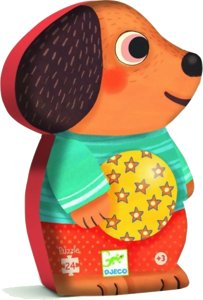 Puzzle Silhouette - Woof Woof Le Chien - 24 pièces