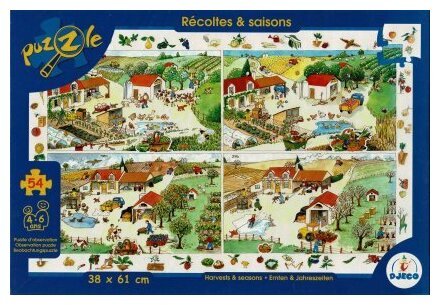 Puzzle - Récoltes & Saisons - 54 Pièces