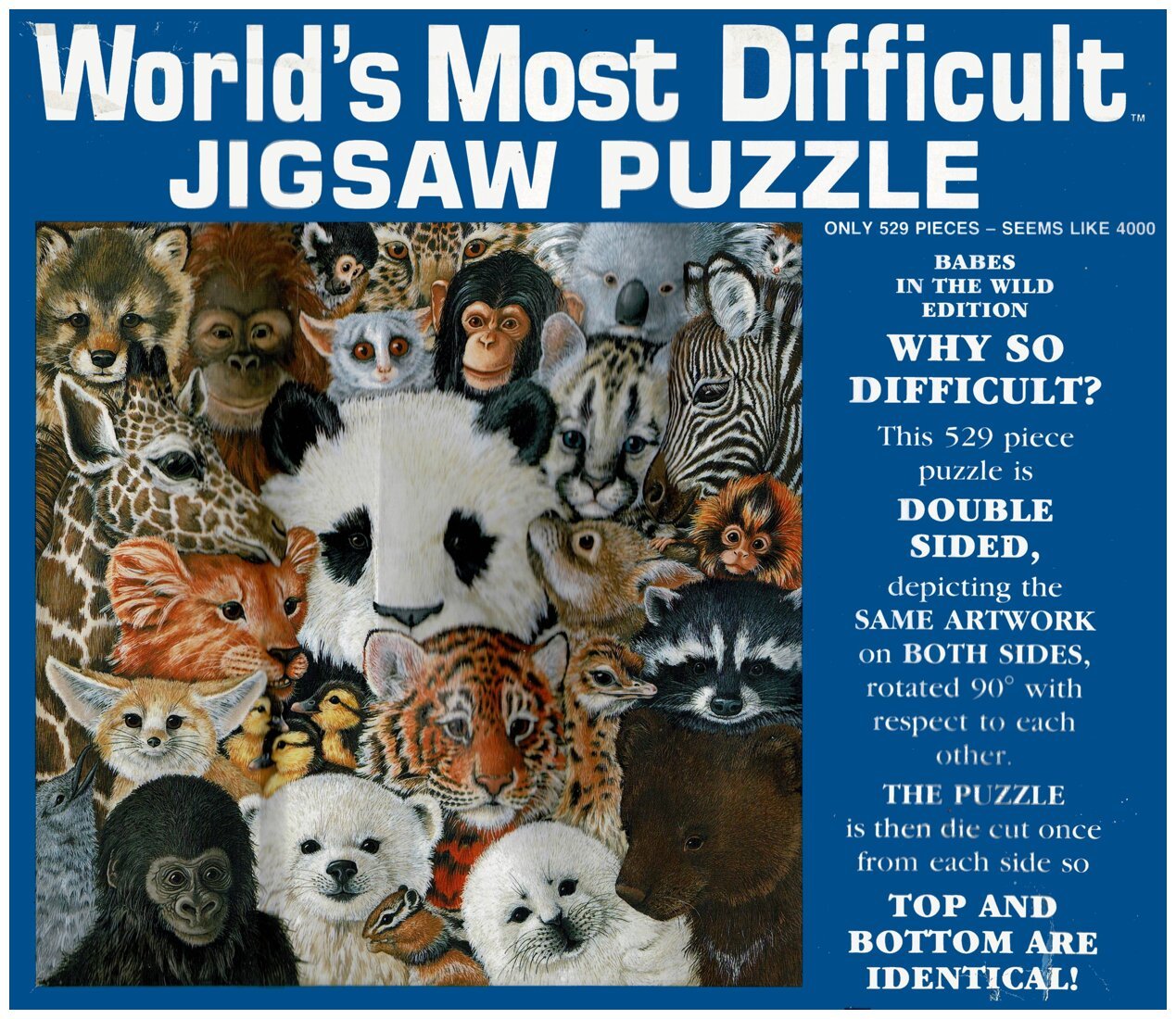 Puzzle World's Most Difficult Jigsaw : babe in the world