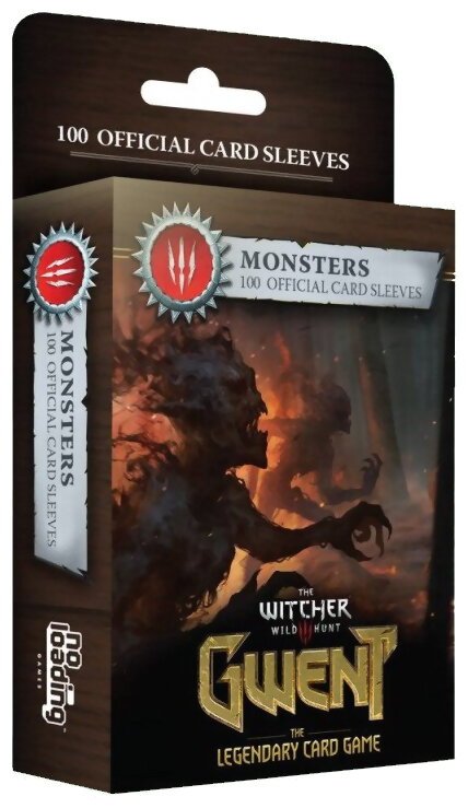 Gwent - 100 Card Sleeves - Monsters - The Legendary Card Game