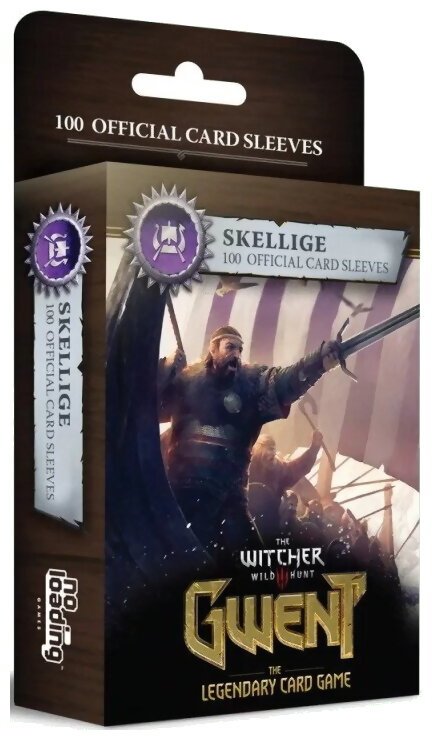 Gwent - 100 Card Sleeves - Skellige - The Legendary Card Game