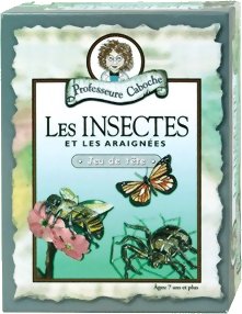 Professeure Caboche - Les insectes et les araignées - Jeu de tête