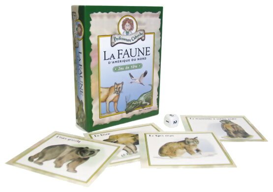 Professeure Caboche - La Faune D'amérique Du Nord - Jeu De Tête