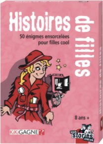 Black Stories Junior - Histoires de Filles - 50 énigmes ensorcelées pour filles cool
