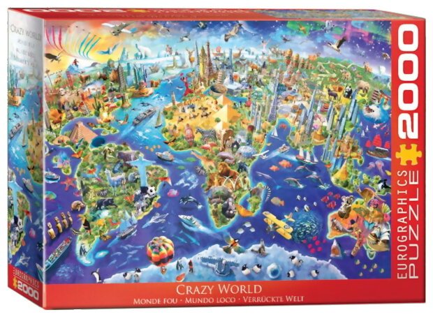 Puzzle - Monde Fou - 2000 Pièces