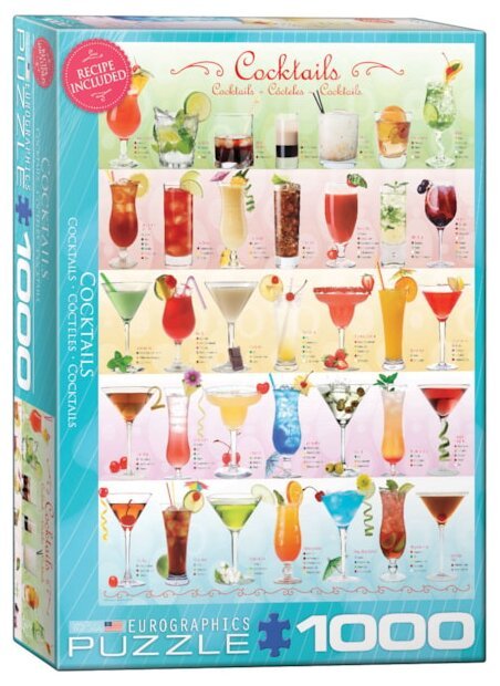 Puzzle - Cocktails - 1000 pièces