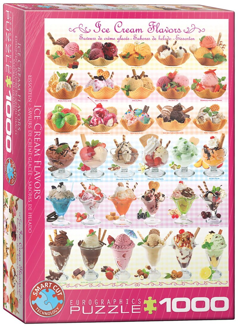 Puzzle - Saveurs De Crème Glacée - 1000 Pièces