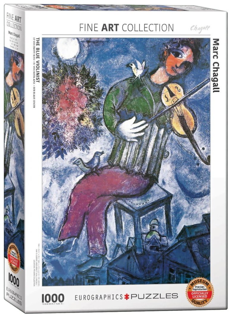 Puzzle Marc Chagall - Le Violonniste Bleu - 1000 Pièces