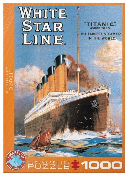 Puzzle - Titanic - White Star Line - 1000 Pièces