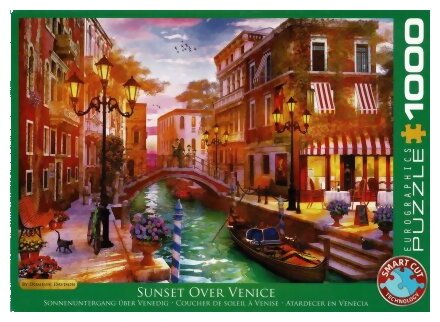 Puzzle - Sunset Over Venice - 1000 Pièces