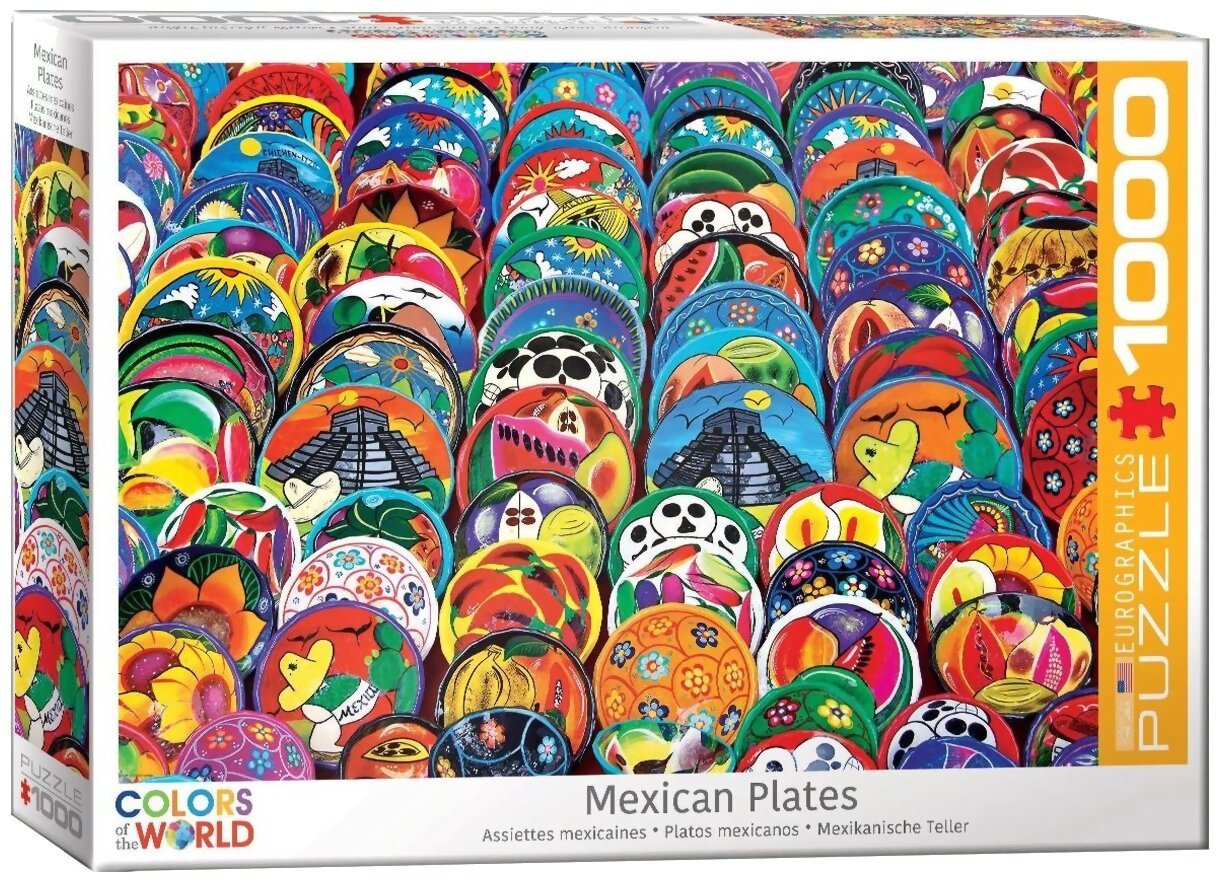 Puzzle - Mexican plates - 1000 pièces