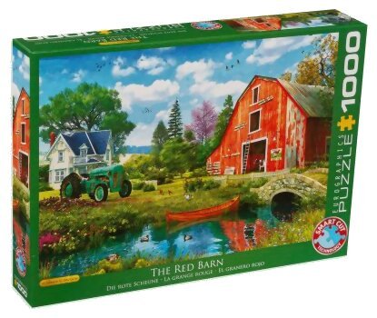 Puzzle - La Grange rouge - 1000 Pièces