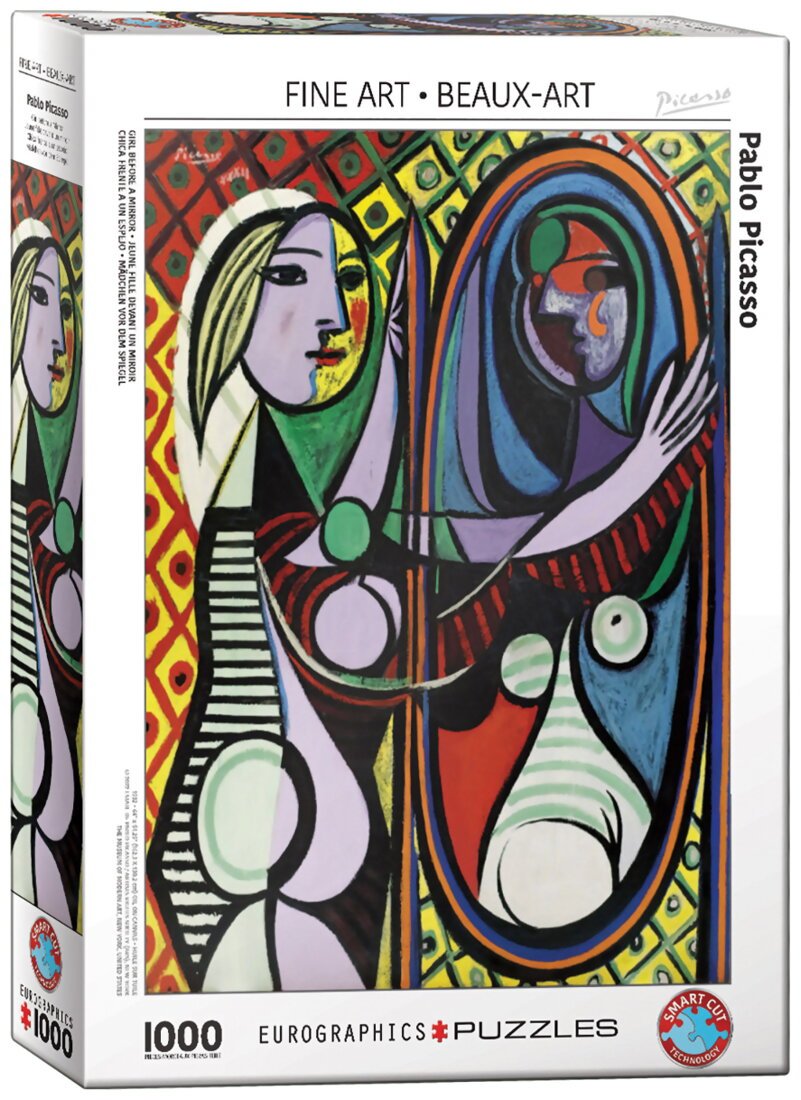 Puzzle - Fille Devant Un Miroir - 1000 Pièces