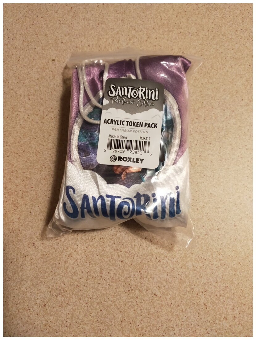 Santorini - Acrylic Token Pack - Pantheon Edition