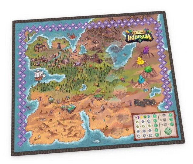 Gems of Iridescia - Playmat