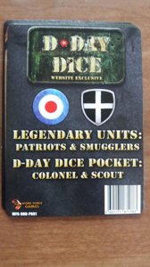 D-Day Dice - Patriots & Smugglers - Second edition