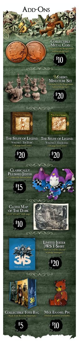 The Stuff of Legend - Hero miniature set