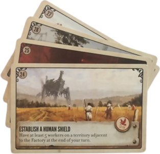 Scythe - Cartes Objectif # 24-27