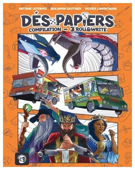 Dés-Papiers  -  Compilation - 3 Roll&Write