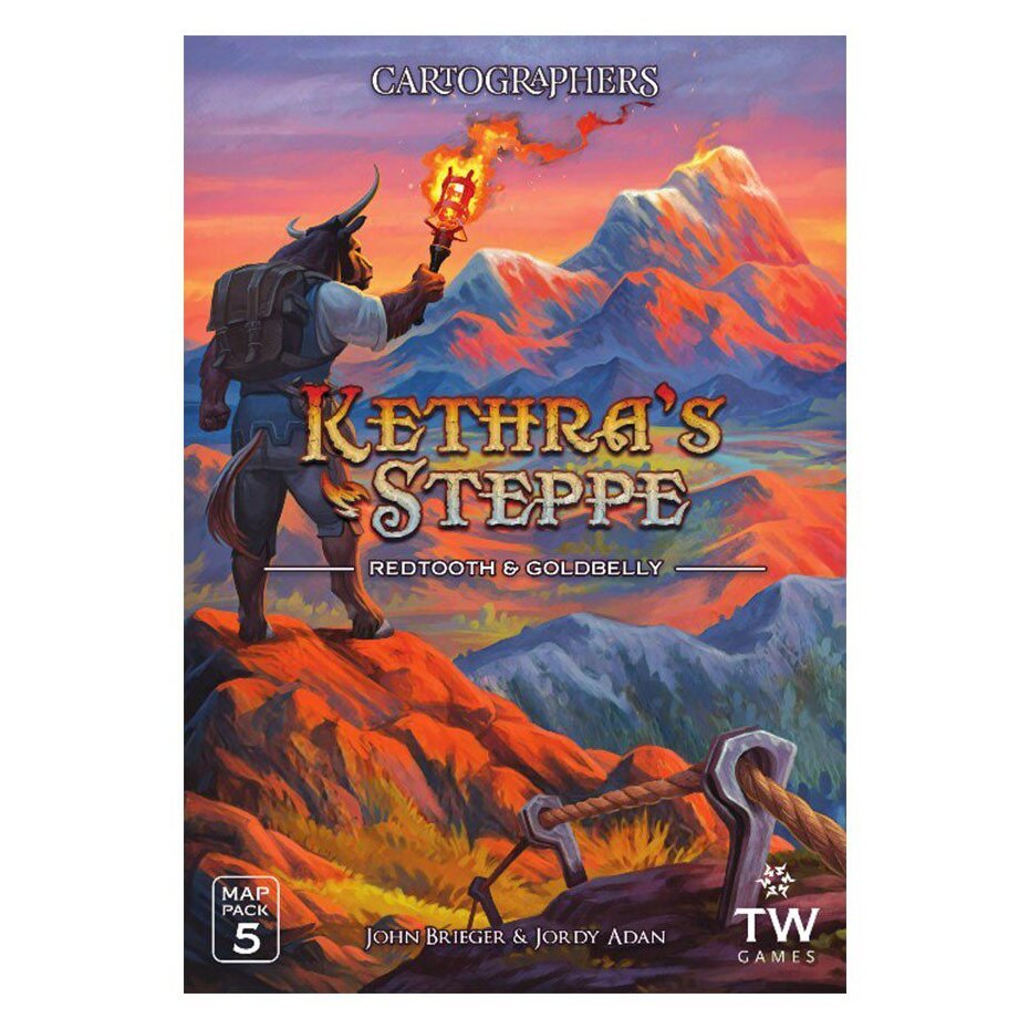 Cartographers Map Pack 5 - Kethra's Steppe - Redtooth & Goldbelly