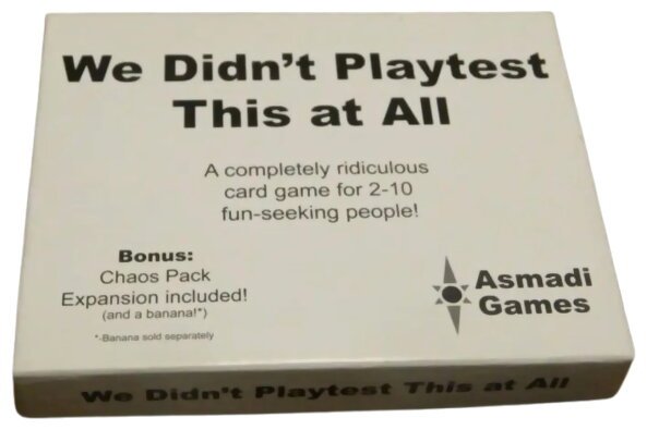 Photo: We Didn't Playtest This At All