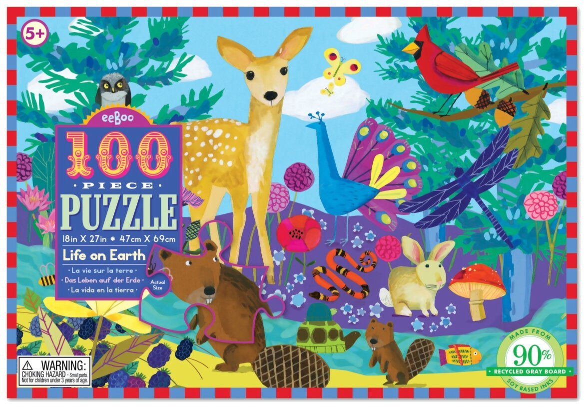 Puzzle - Life on Earth - 100 pièces
