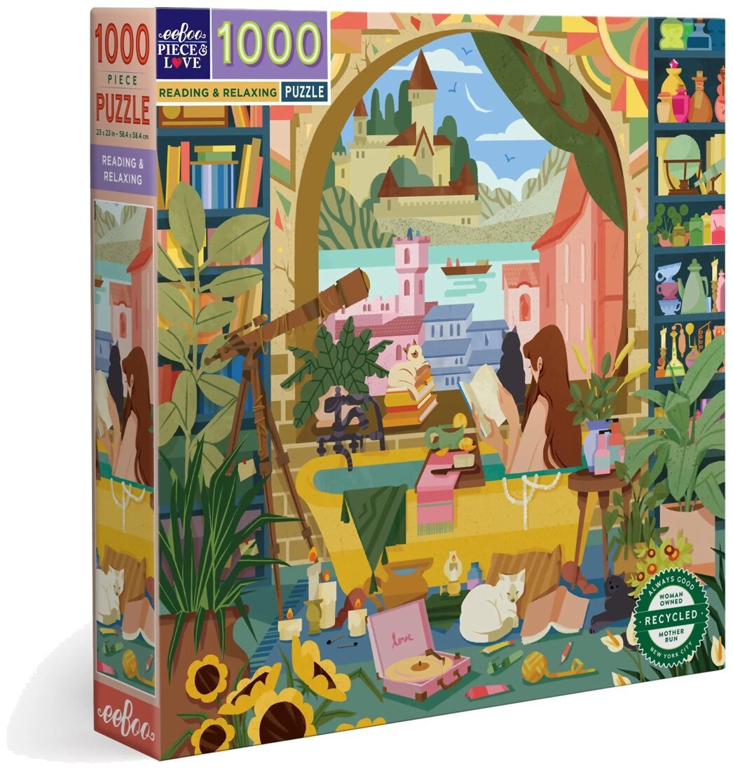 Puzzle - Reading & relaxing - 1000 Pièces